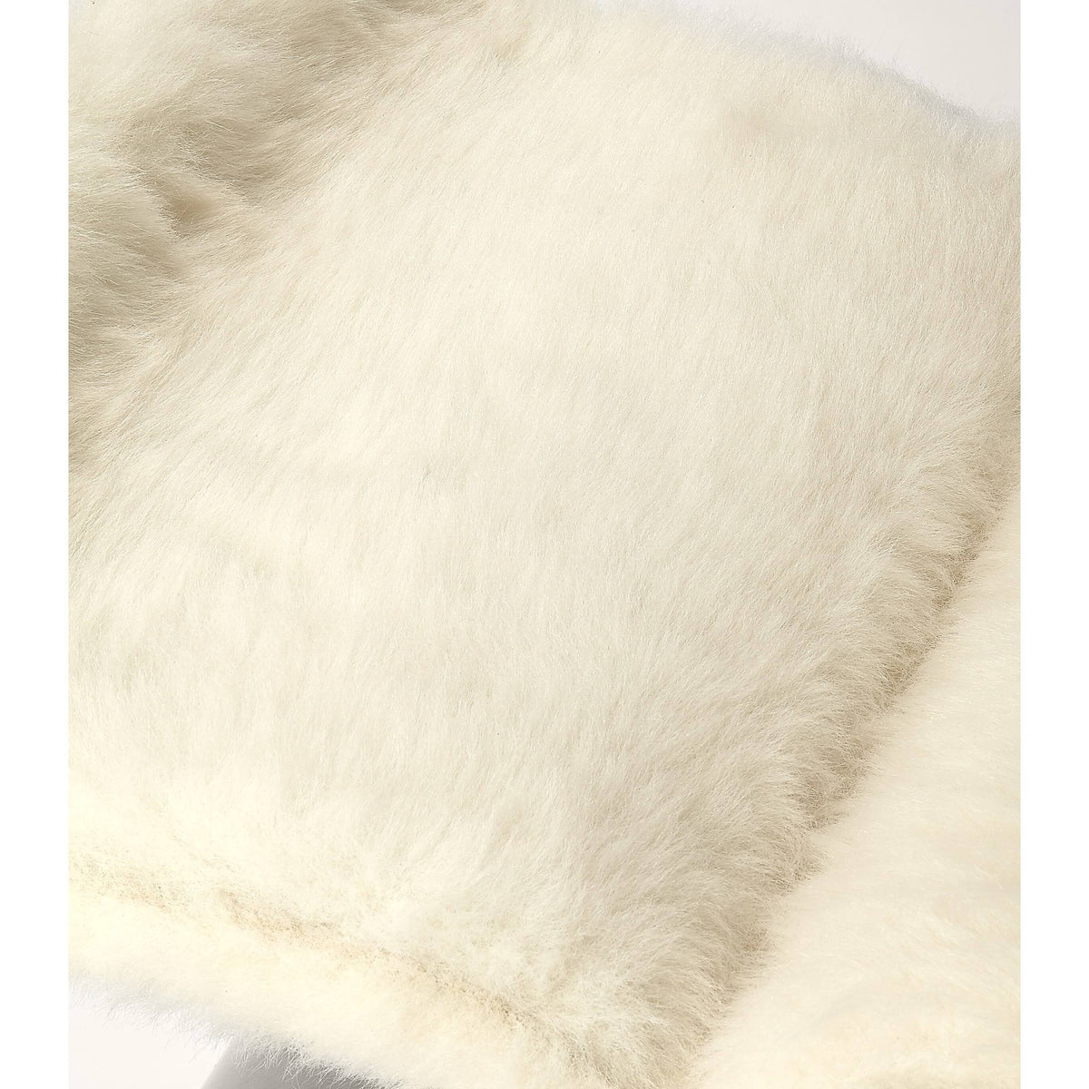 Faux Fur Silver Stool I252
