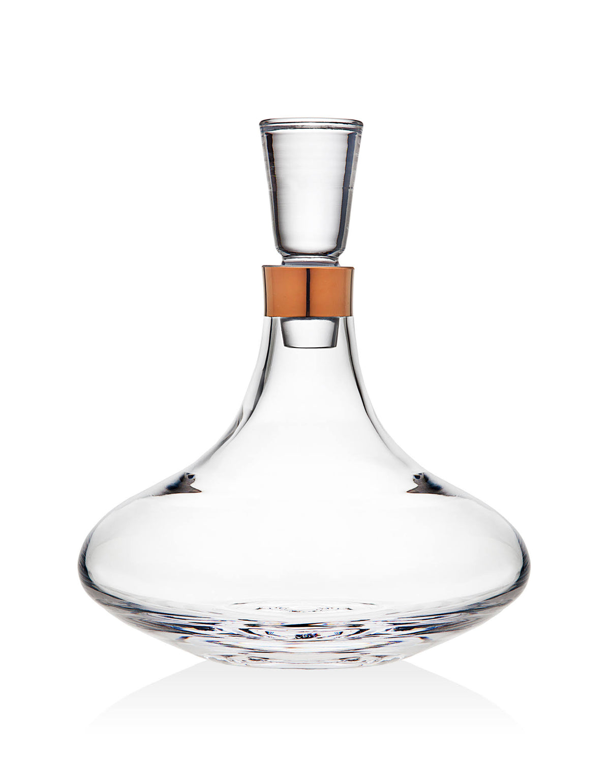 Molten Copper Brandy Decanter C415