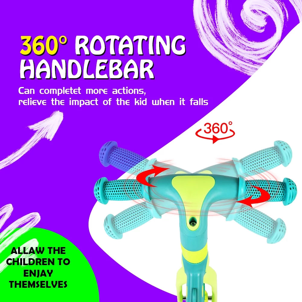 Blue No Pedal Kids Balance Bike X168