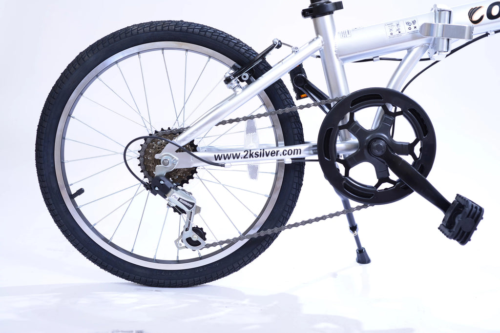 Folding Bike Silver I448