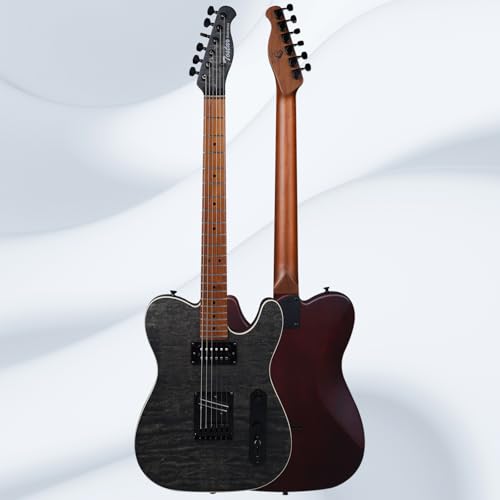 39 Inch Solid Wood Right Handed Electric Guitar with Amp, HSS Pick Up, Poplar Body, Mint Green B830328