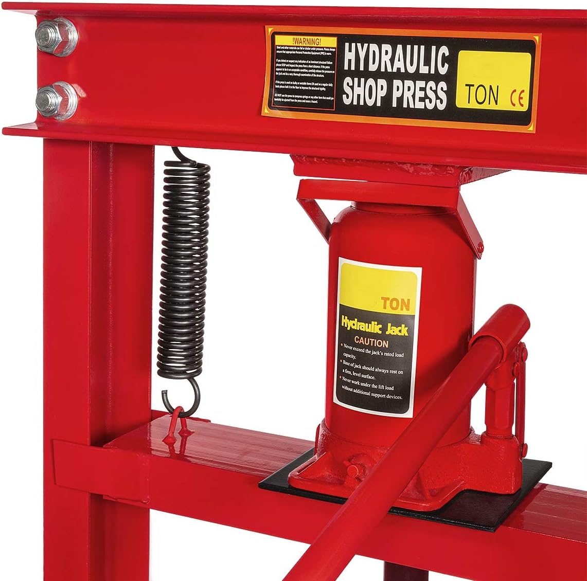 Red 12 Ton Capacity Floor Press with Plate Equipment N771