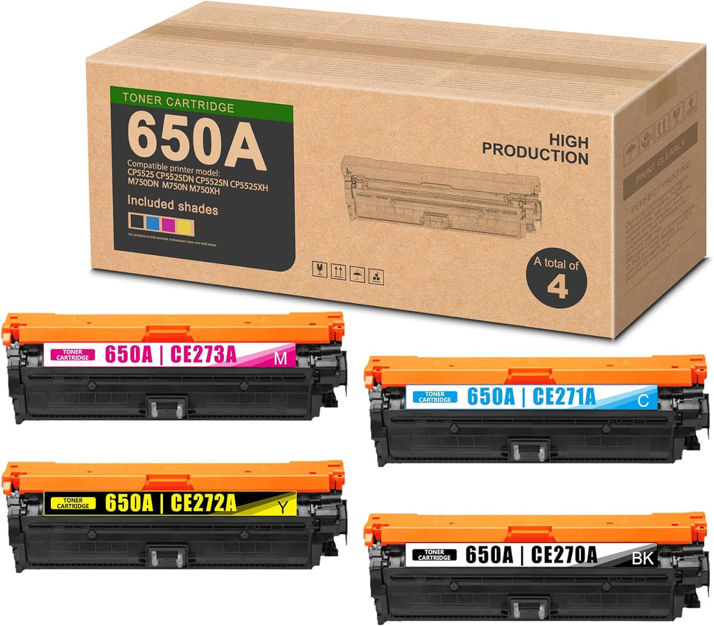 4-Pack Remanufactured Toner Cartridge for HP Printer P8986