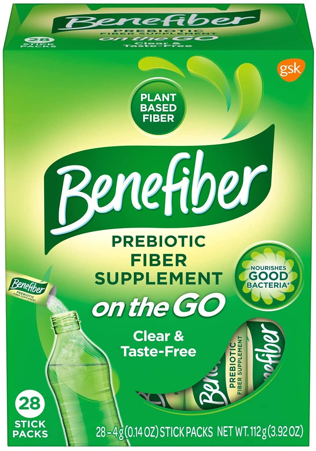 28 Count (6 Pack) Fiber Supplement Stick Packs B1127