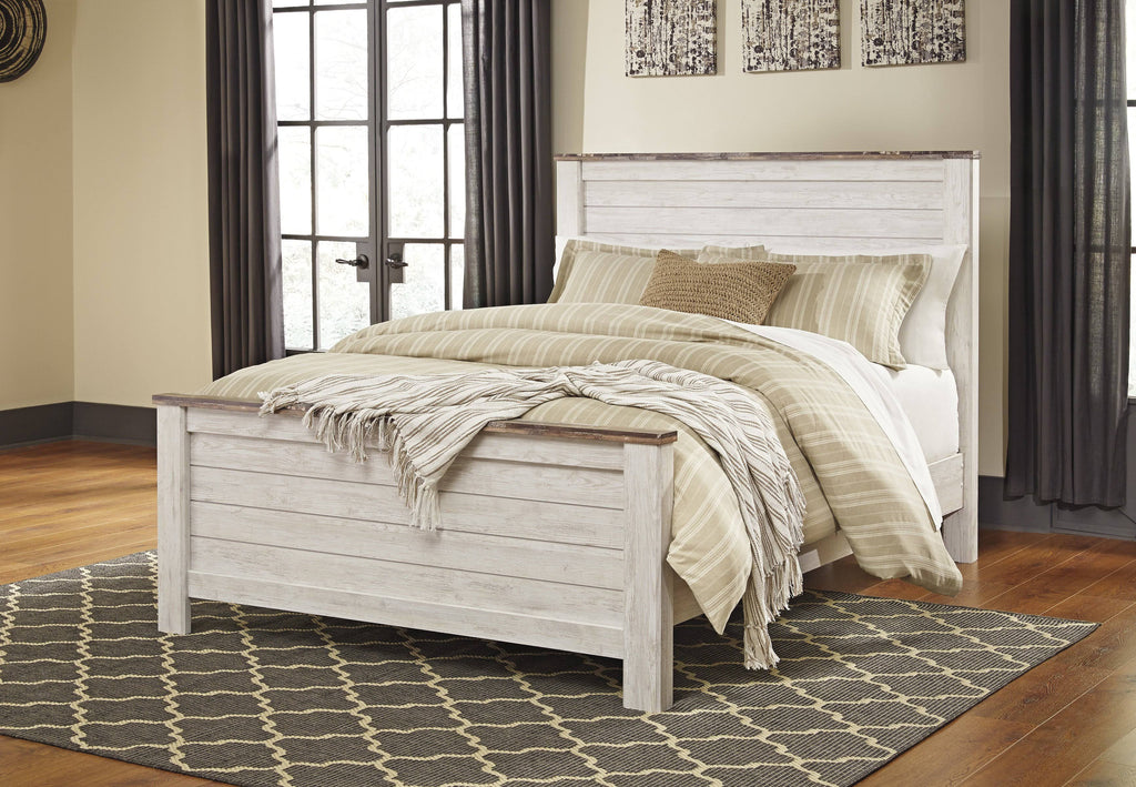 King Panel Bed C734