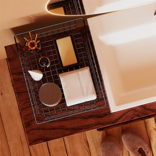 Freezer Baskets, Pantry Storage Bins, Metal Wire Organizer 14"x11"x6" F177