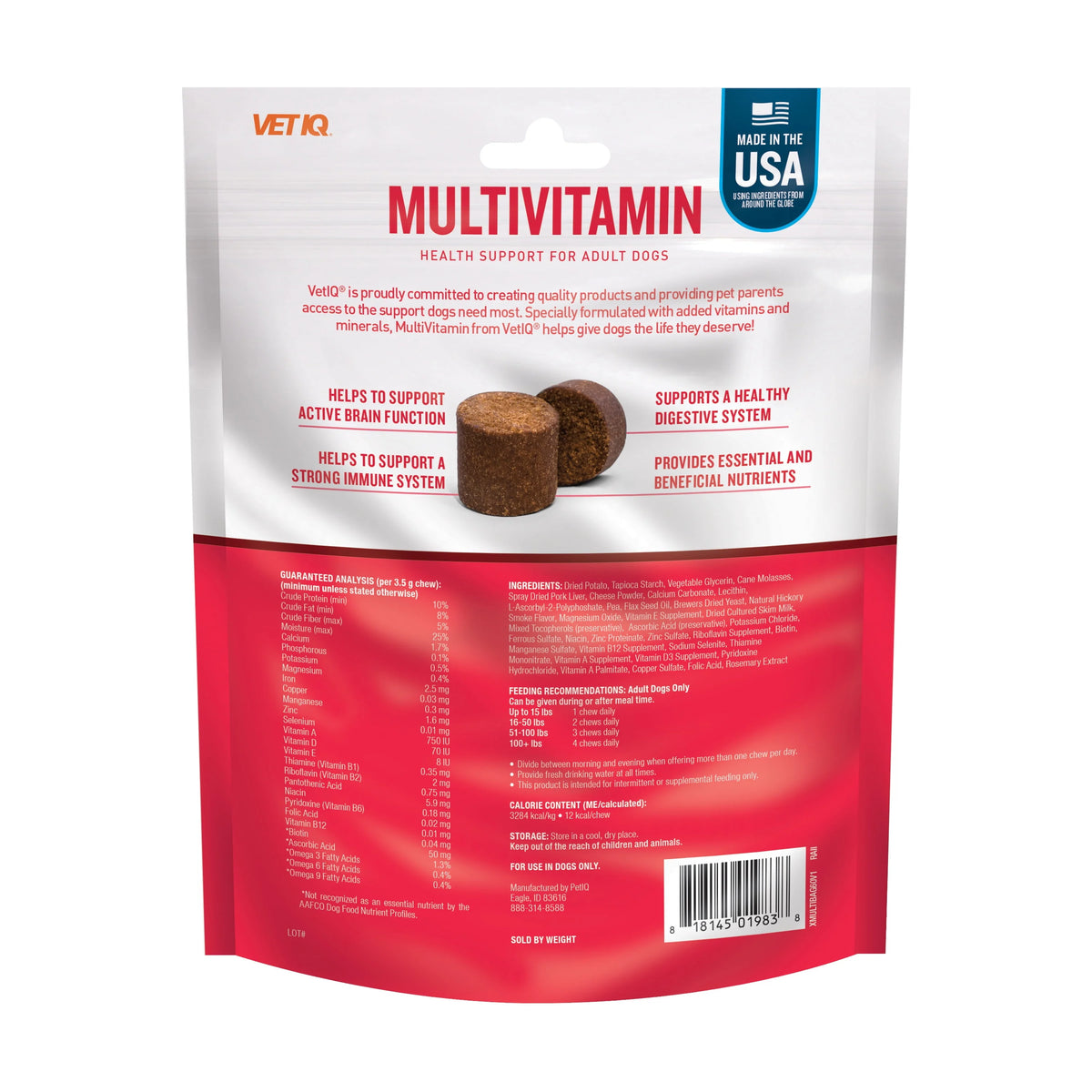 Soft Chews Dog Supplement 7.4 oz 60 Count Z5912