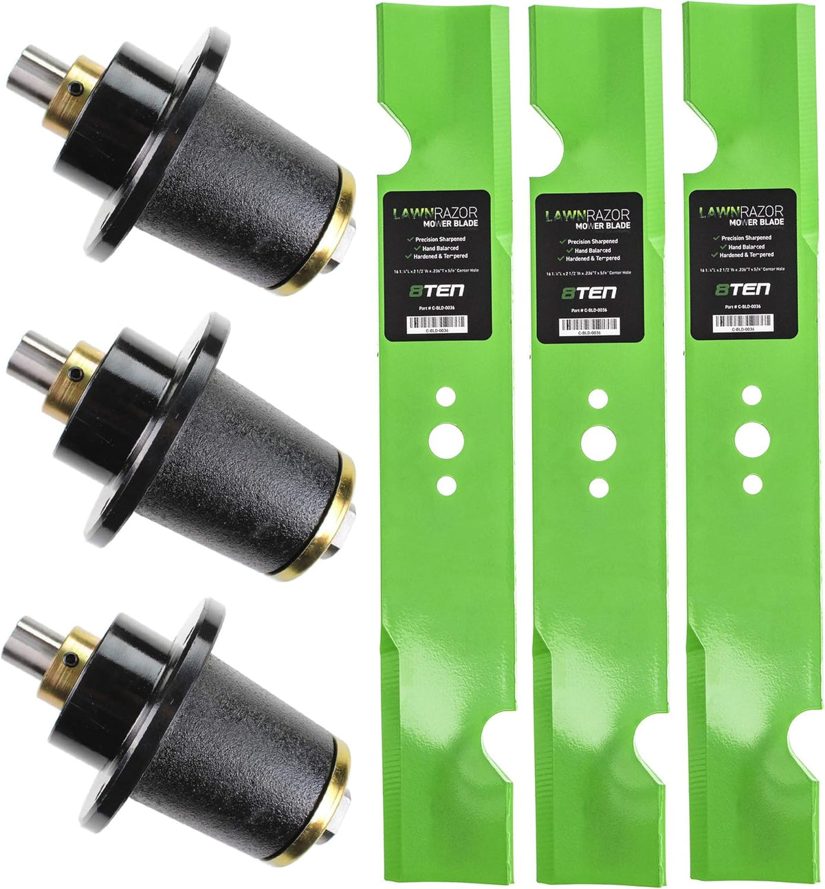 Spindle Notched Air-Lift Blade Kit R33094