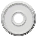 Hand-Painted Polished Copper Ceiling Medallion J598