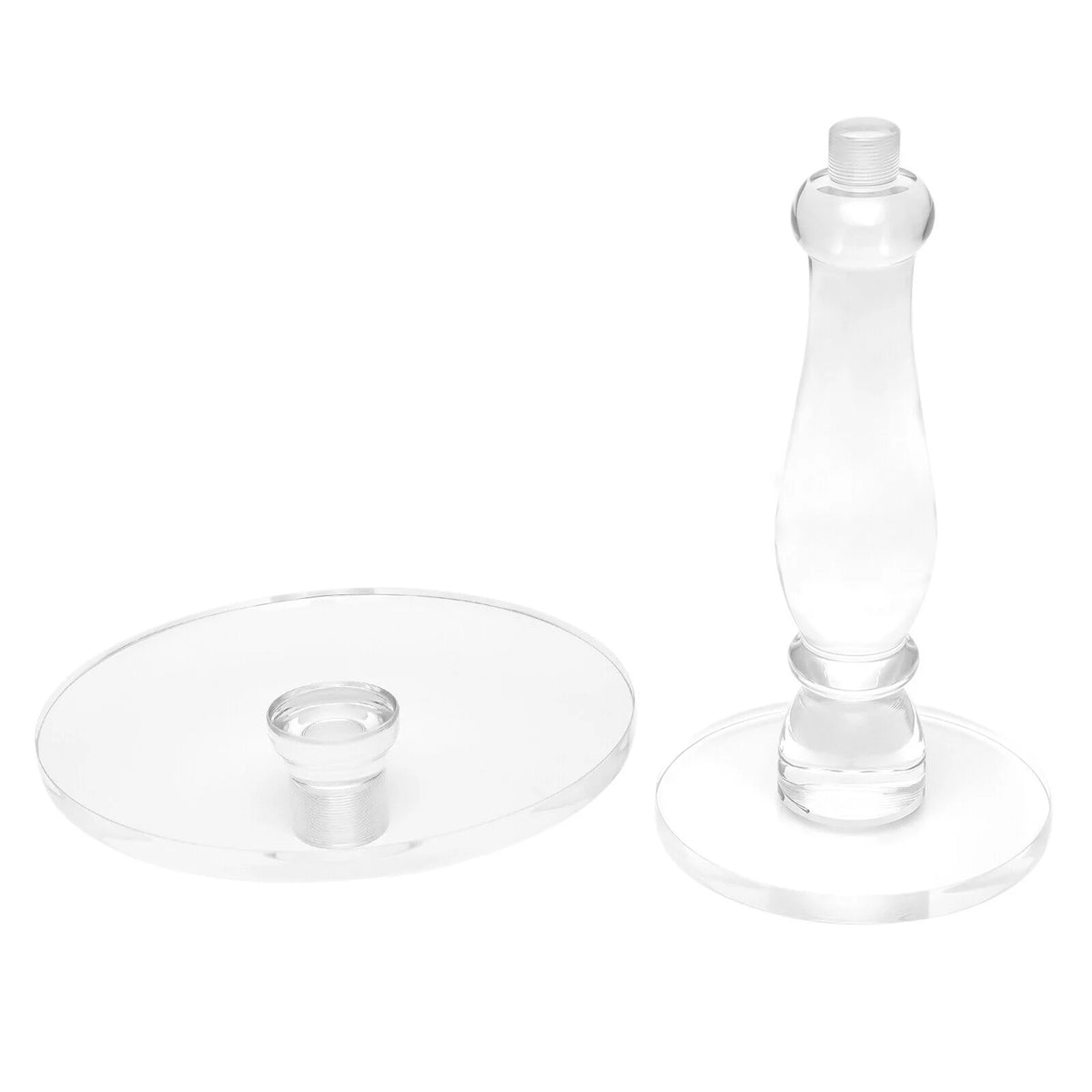 Clear Acrylic Round End Table C931