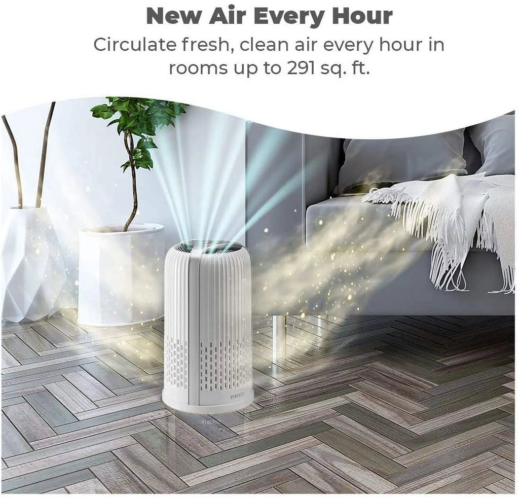 White 4-in-1 Tower Air Purifier with HEPA Filtration A173