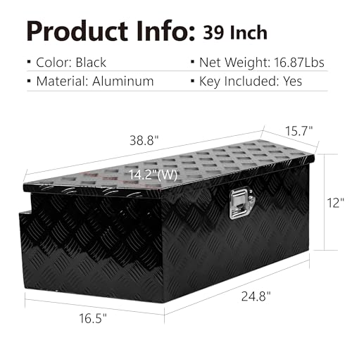 Aluminum 5 Bar Tread Utility Tool Box 28 inch K194235