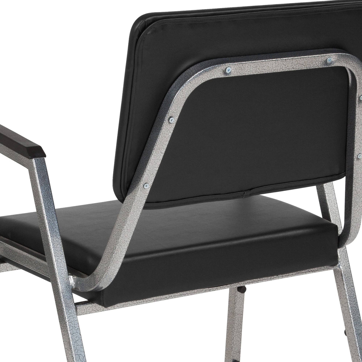Black Vinyl Bariatric Arm Chair X11582