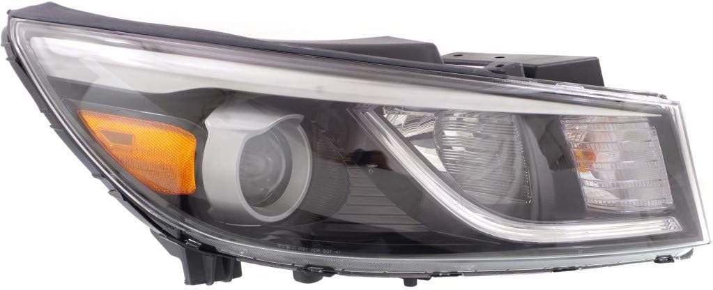 Passenger Side Halogen Headlight for Kia Sedona 2015-2018 U913586