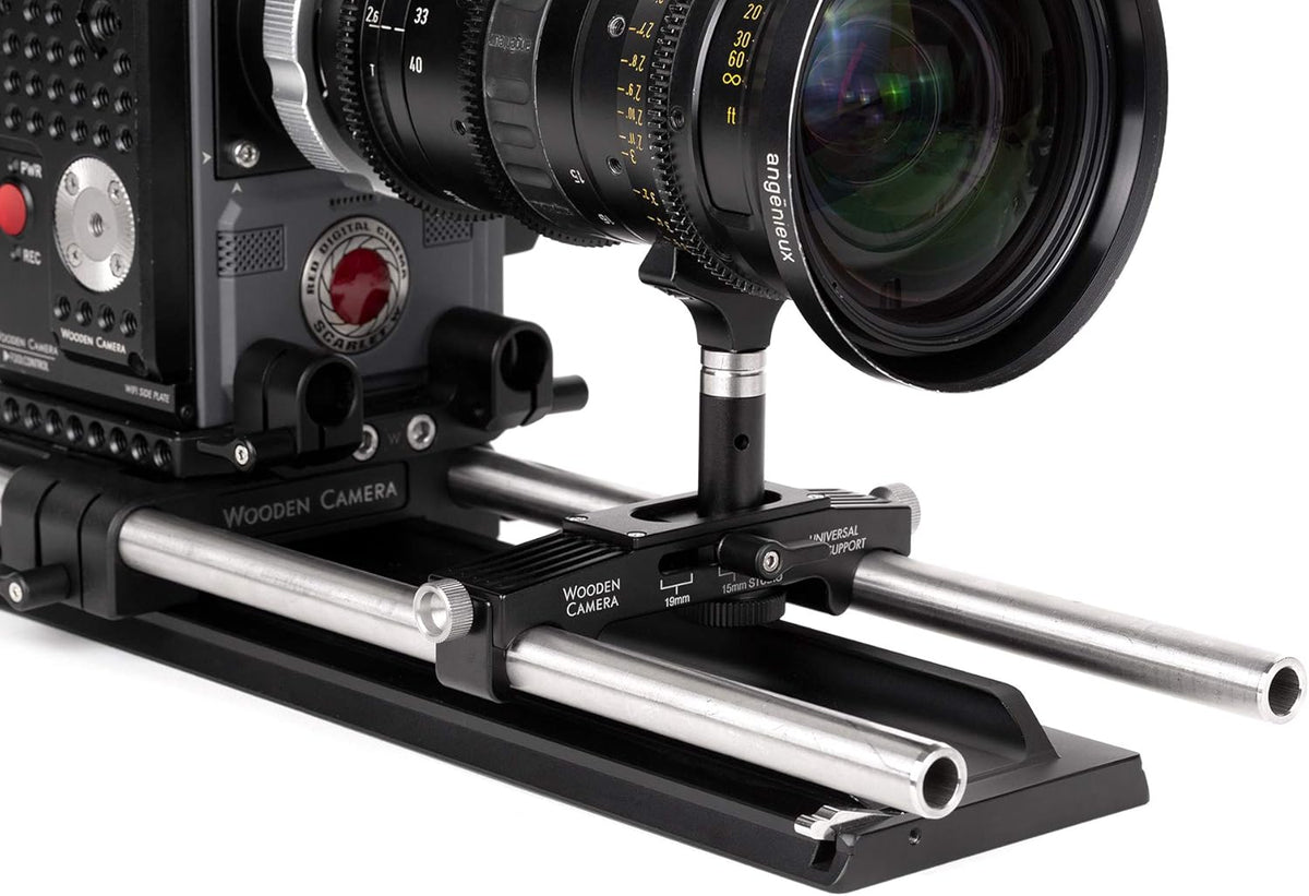 Universal Lens Support with Rolling Y-Bracket and Height Extension Posts C819