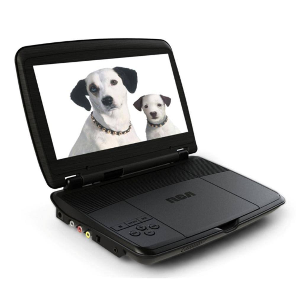 10-inch Portable DVD Player with Rechargeable Battery Black H15540