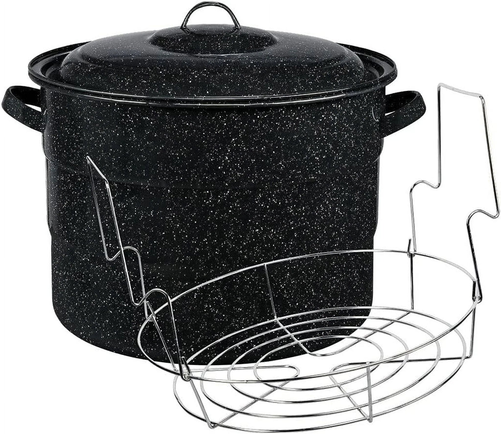 21.5-Quart Water Bath Canner with Jar Rack L136