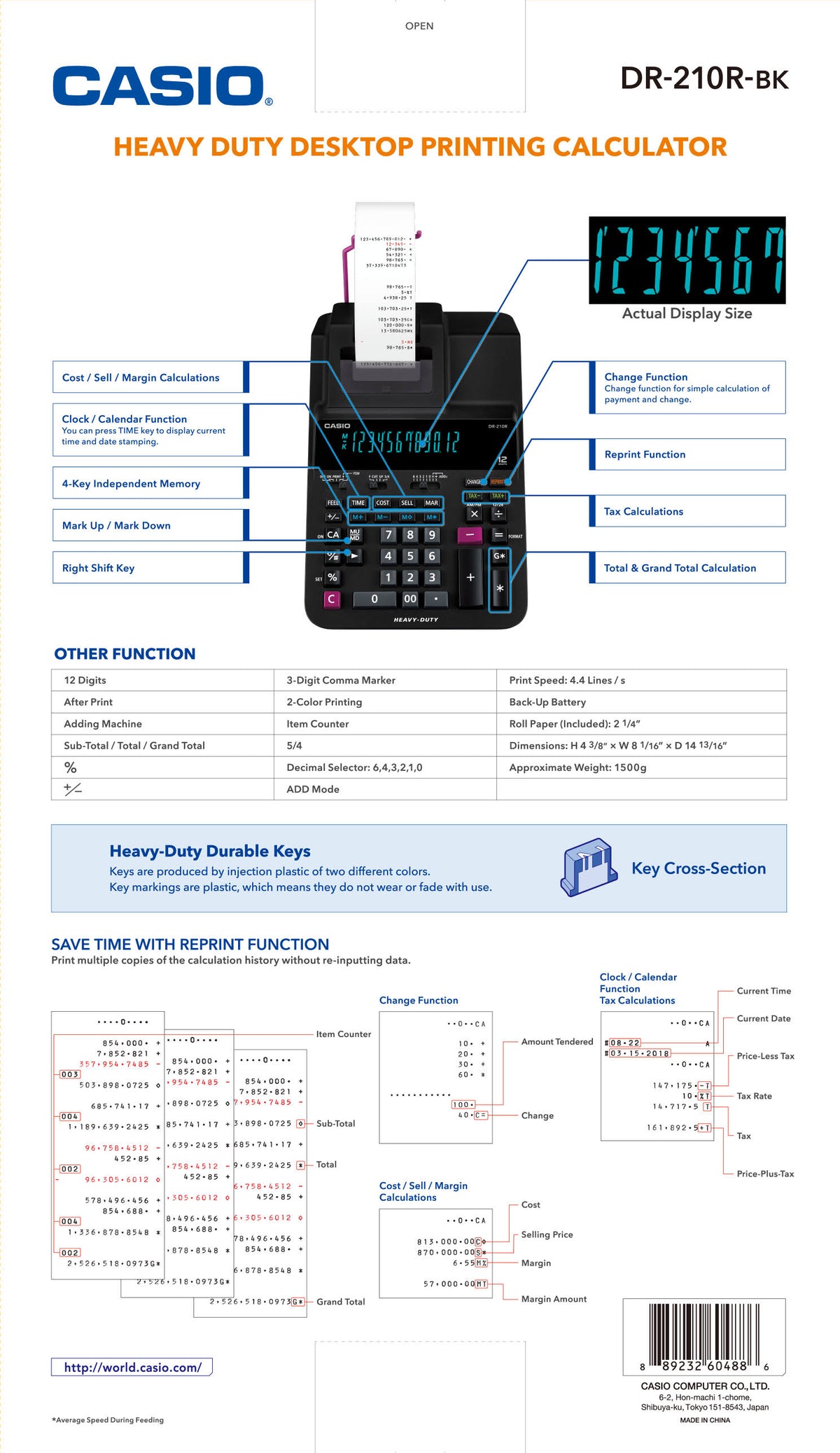 Printing Calculator Z322