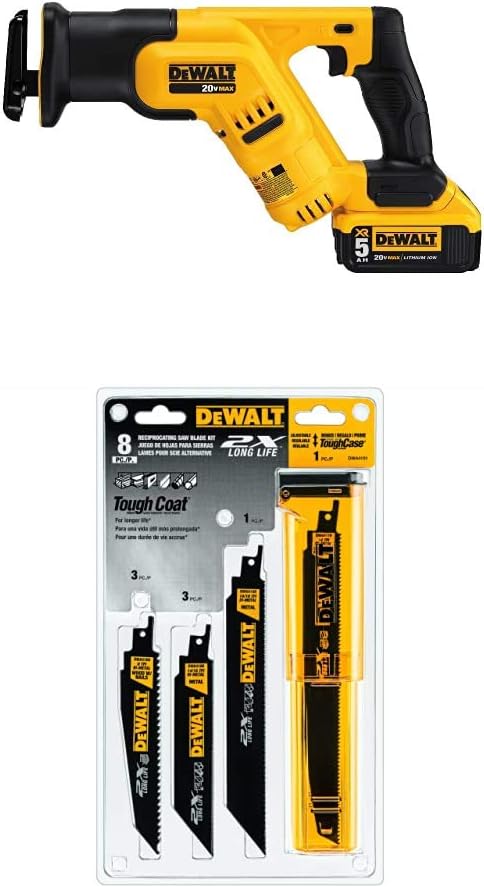 Cordless Reciprocating Saw Kit with 5 Amp-Hour Battery A846722