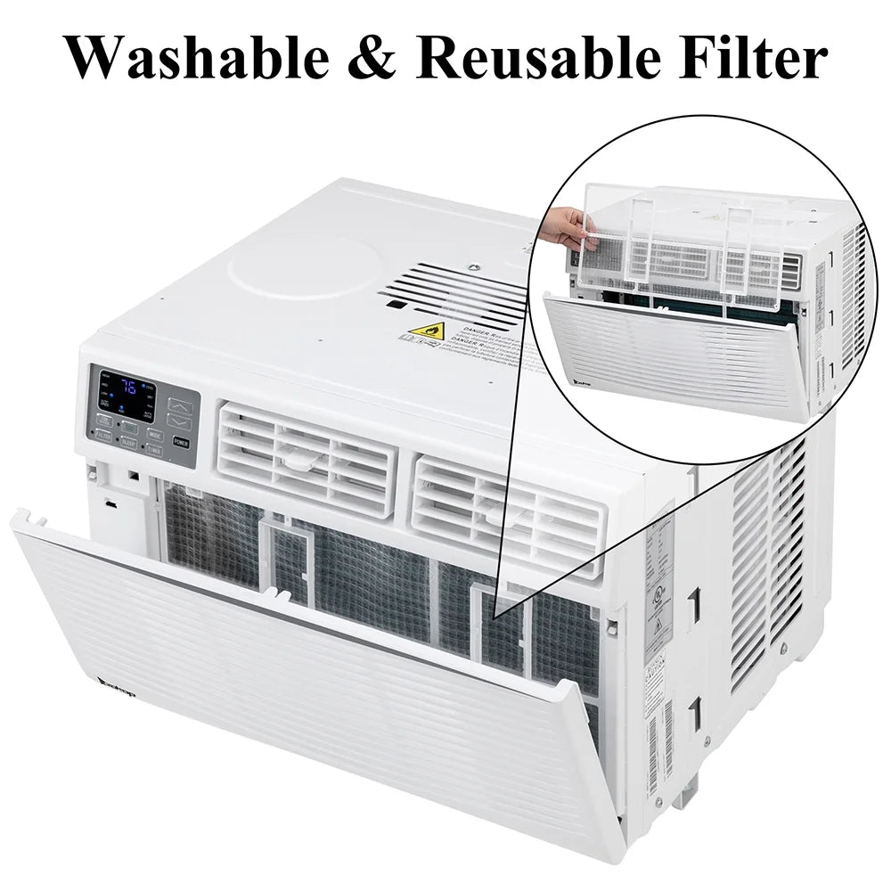8000BTU 115V Window Air Conditioner with Remote Control Q849