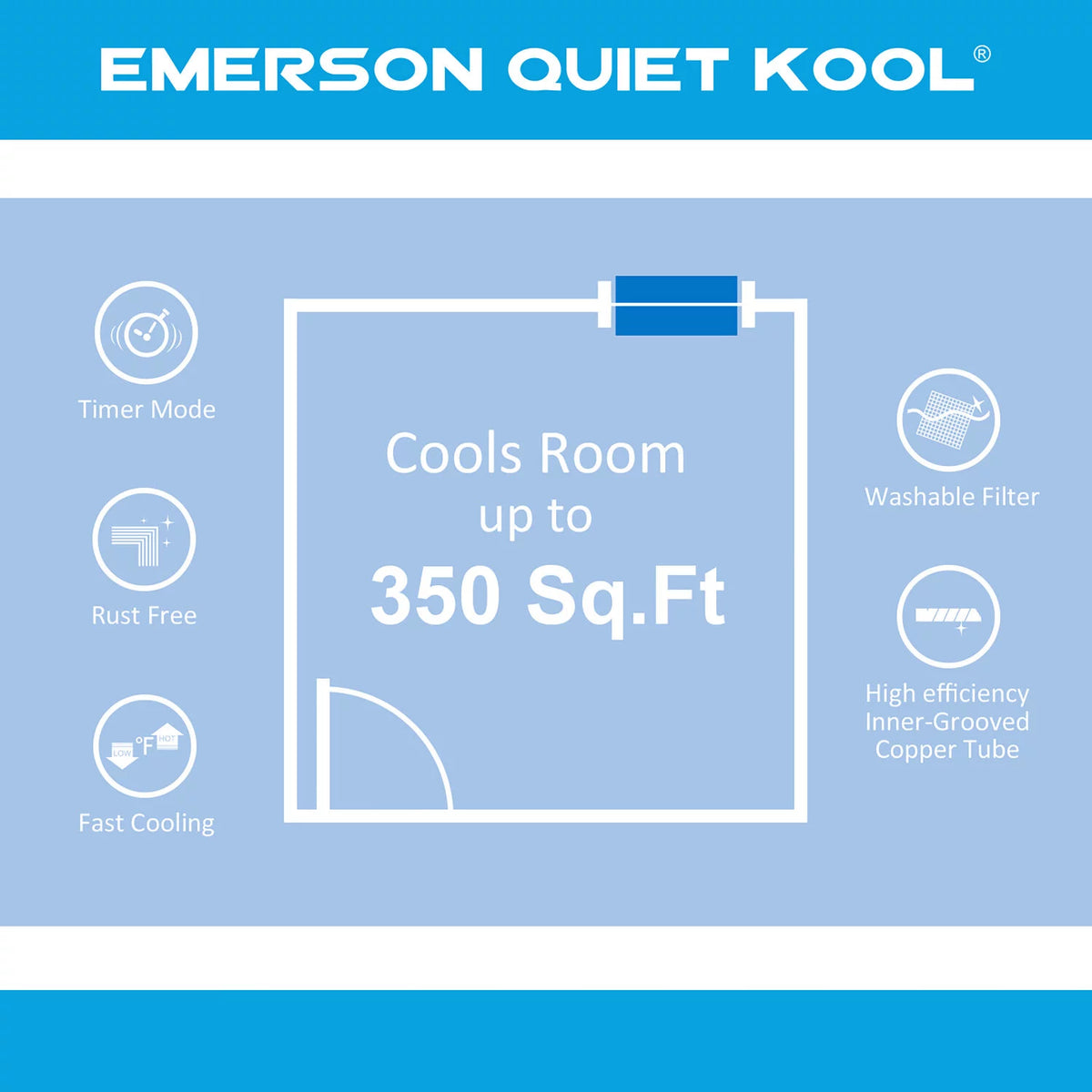 8,000 BTU Through-the-Wall Air Conditioner with Remote, White H694
