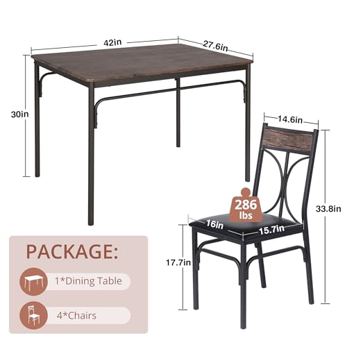Kitchen Dining Table Set with 2 Chairs Z7833