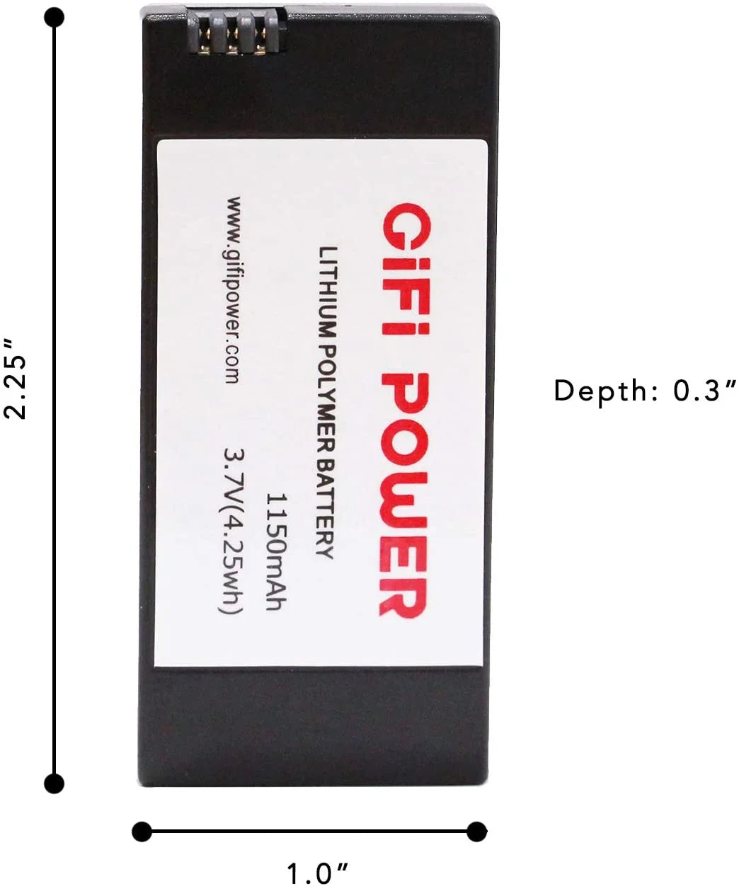 2 Pack Replacement Battery for RC Drones F66162