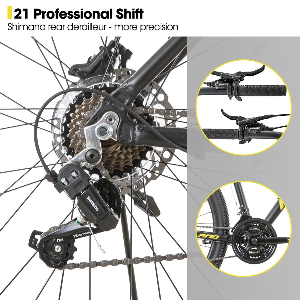 Aluminum 21 Speeds 27.5 inch Wheel Mountain Bike P588918