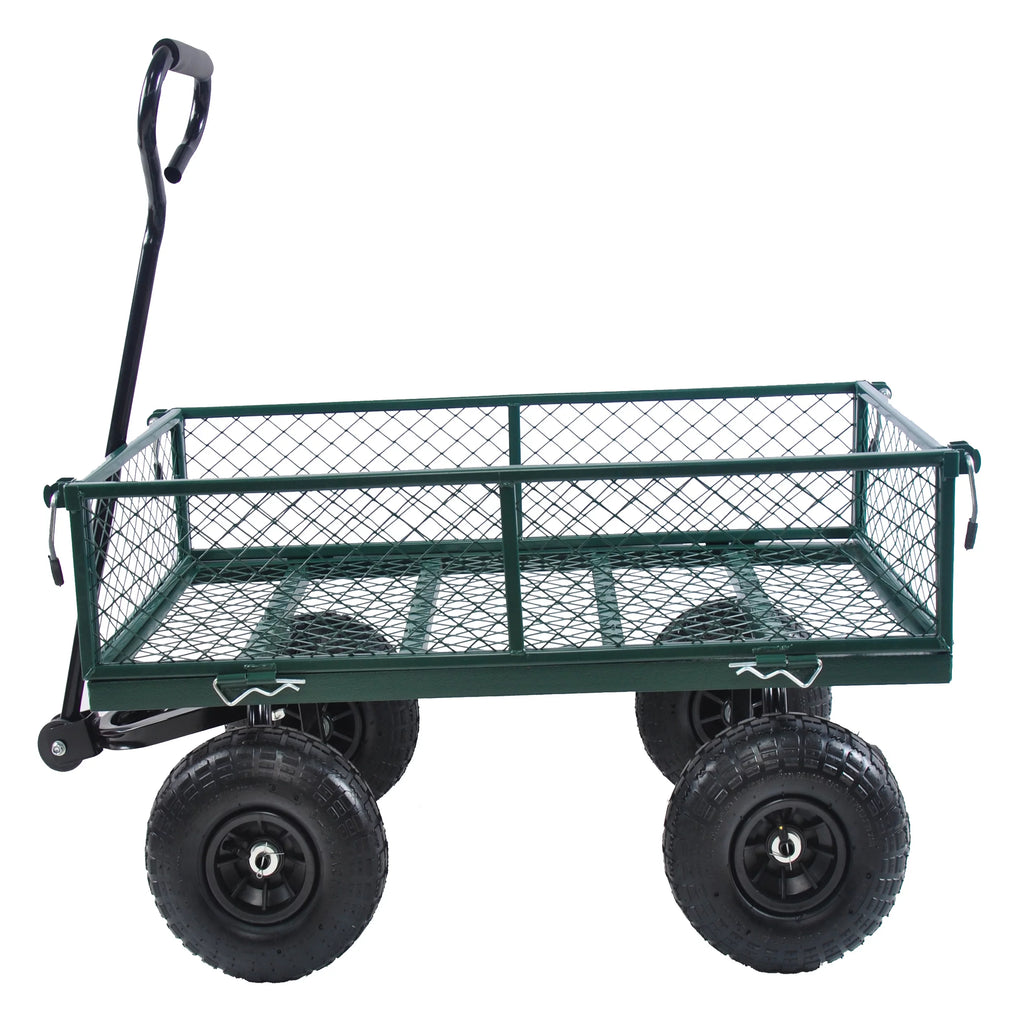 Heavy-Duty Wagon Cart Garden Cart 550lb Capacity Y972404