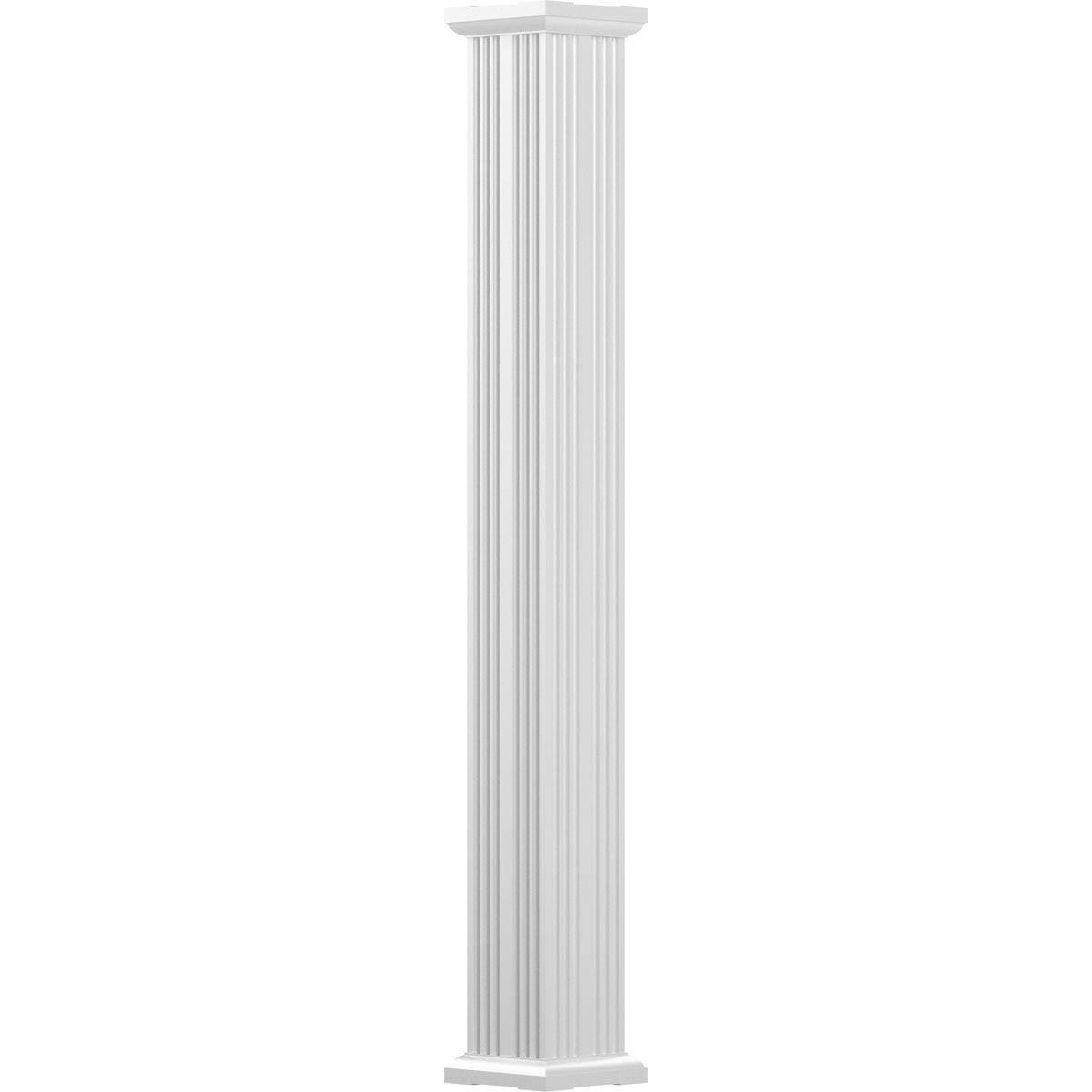 Gloss White Finish Fluted Column with Capital O893700