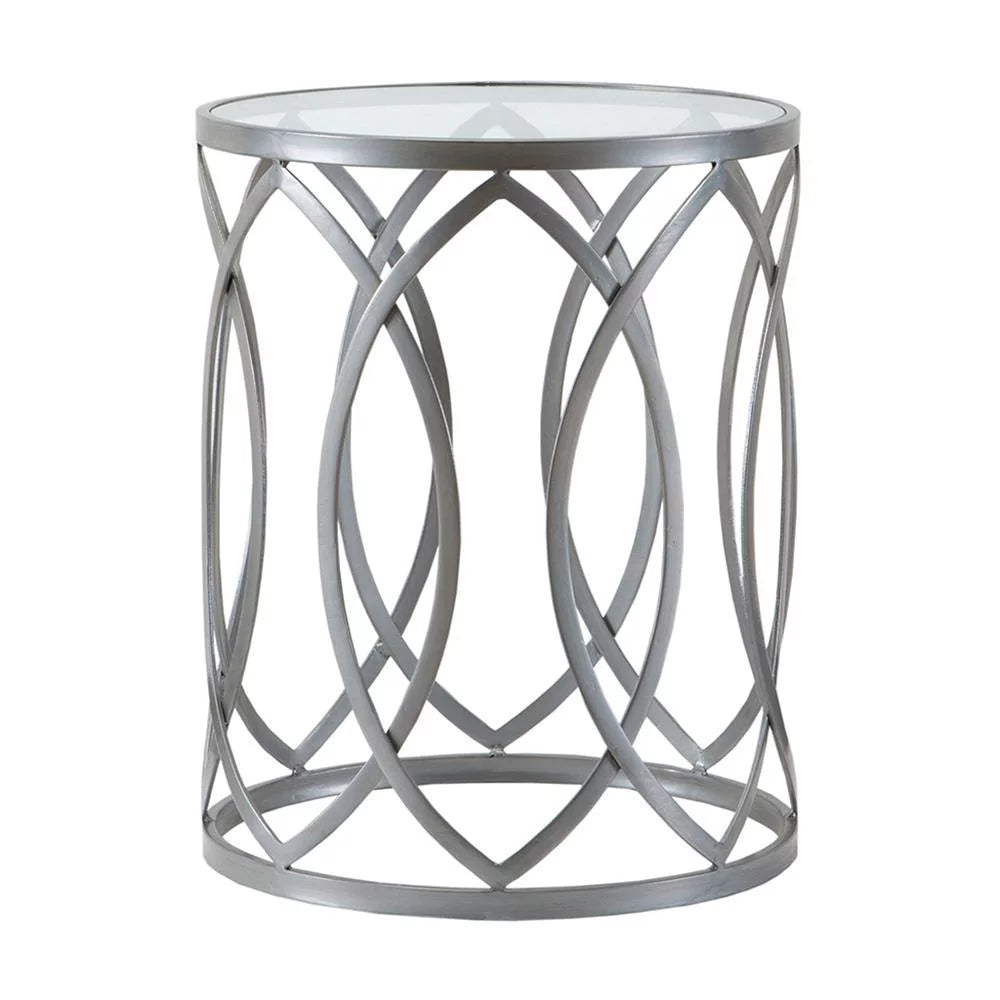 Metal Eyelet Accent Table S247