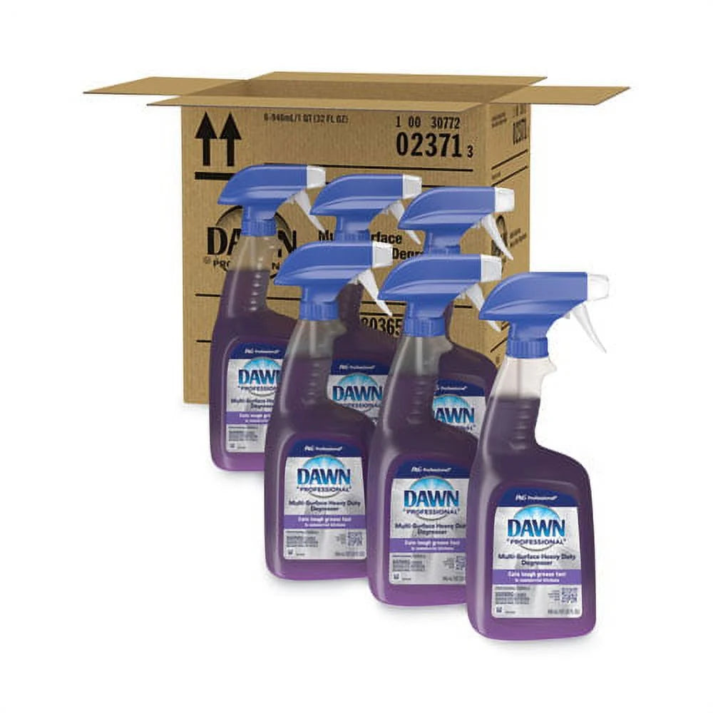 Multi-Surface Heavy Duty Degreaser, Fresh Scent, 32 oz Spray Bottle, 6/Carton, Bundle of 2 Cartons N864
