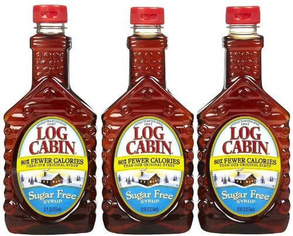 Log Cabin Sugar Free Syrup, 12 Ounce -- 12 Case I843