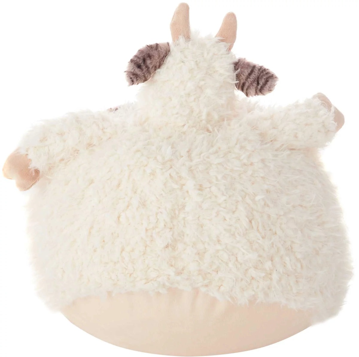 16" Oversized Cow Plush Pouf Pillow N3798