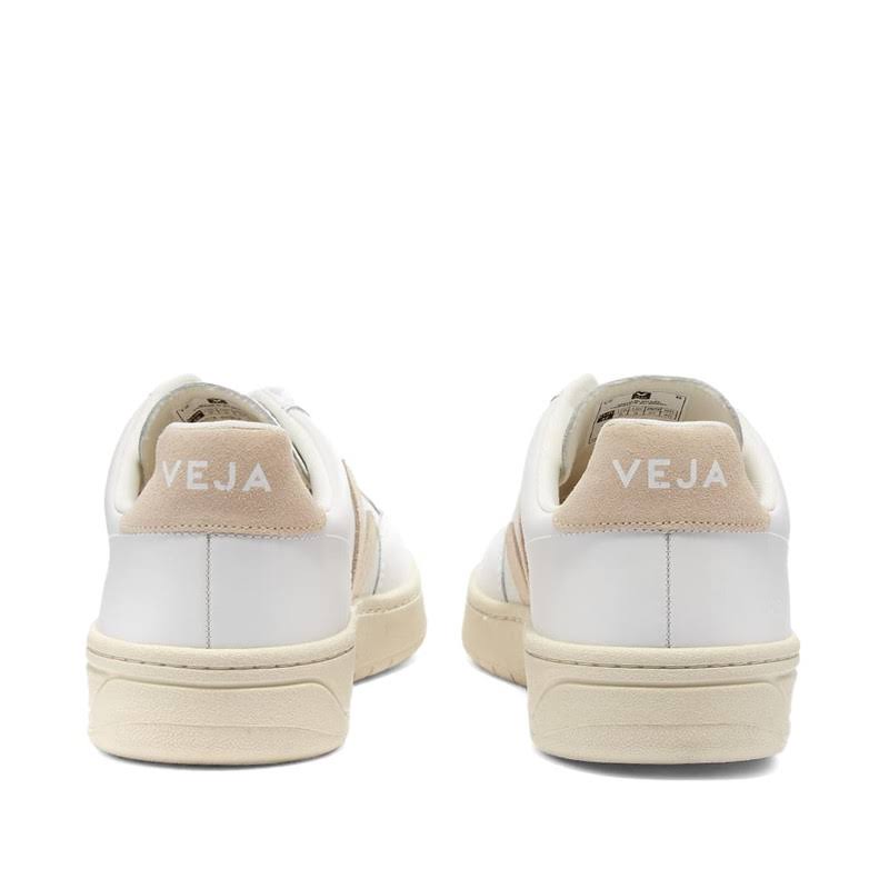 White Sable Leather Sneakers Z16967