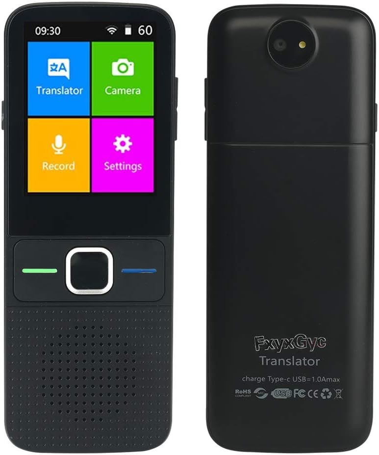 Portable Instant Translator Device with 2.4 Inch Touch Screen, Pack of 2 E428178