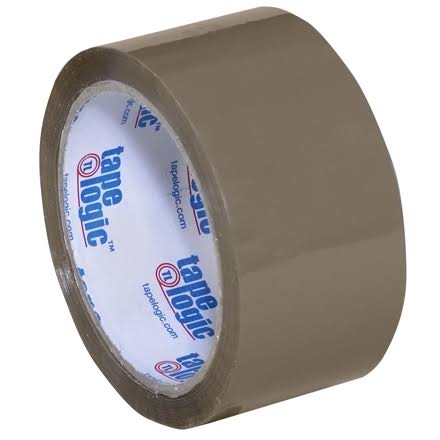 Industrial Carton Sealing Tape Tan 2x22 x 55 Yard 36 Roll U40977