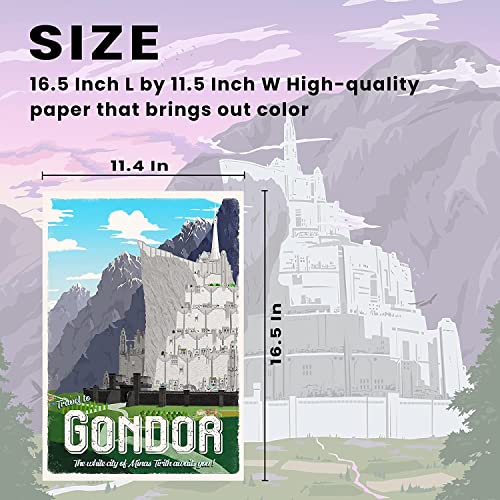 12pcs Landscape Posters Wall Art Collage Kit 11.2x16.5inch L132