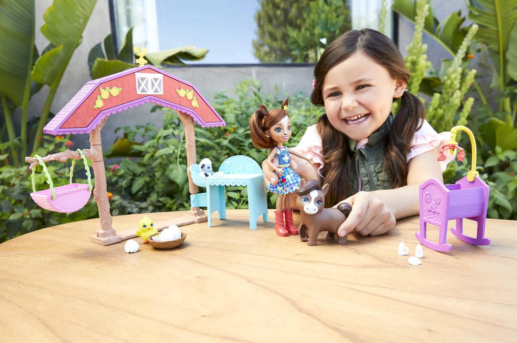 Barnyard Nursery Playset With Horse Doll P34819