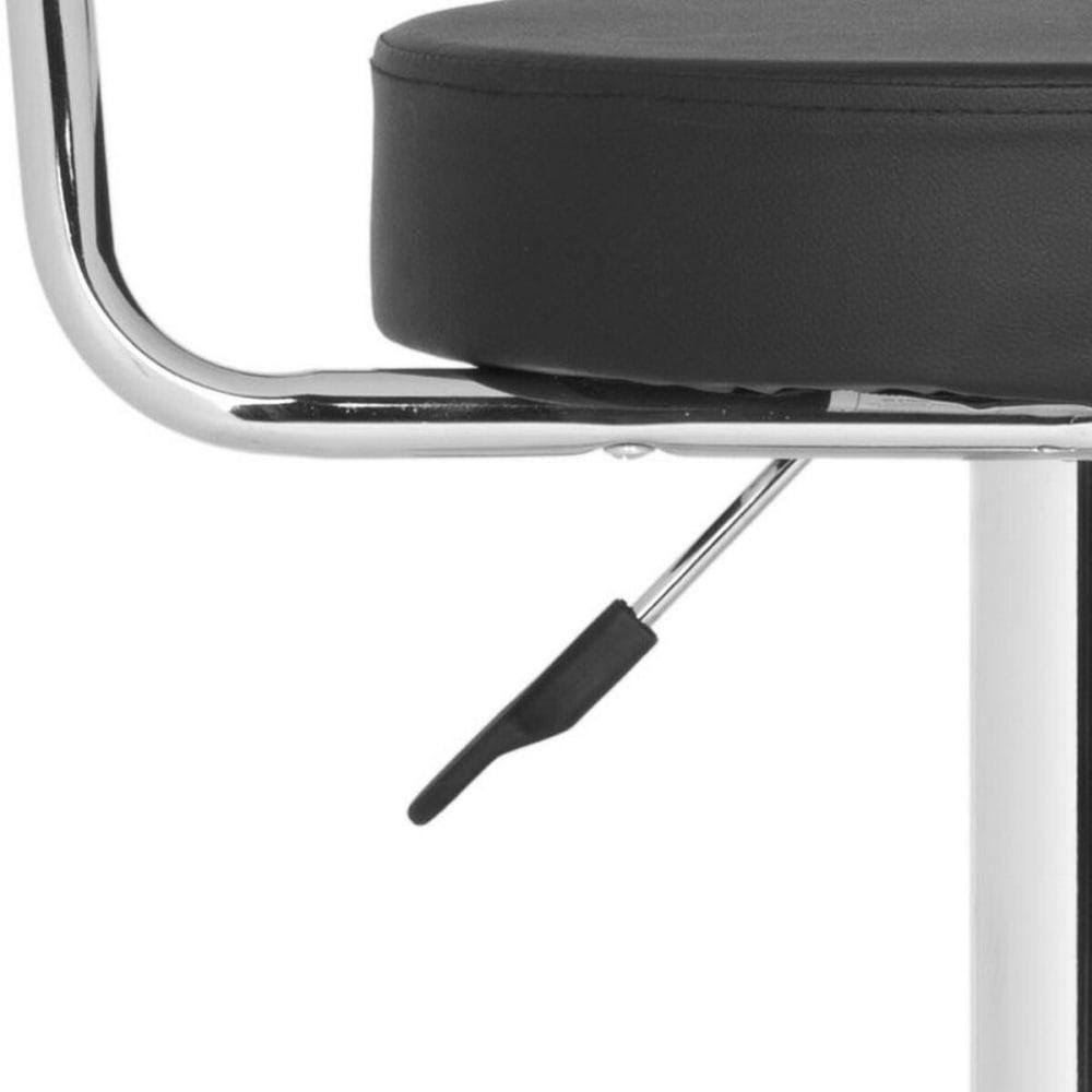 White Swivel Bar Stool R212