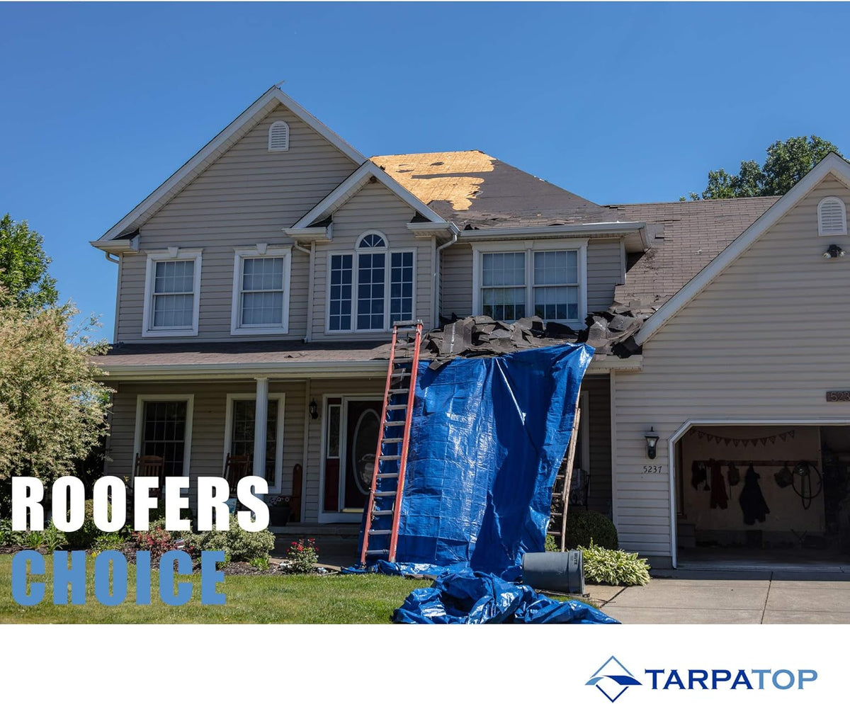 Blue Waterproof Poly Tarp M121372