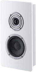 White 2-Way Wall Speaker Pair with Metal Wall Bracket F227