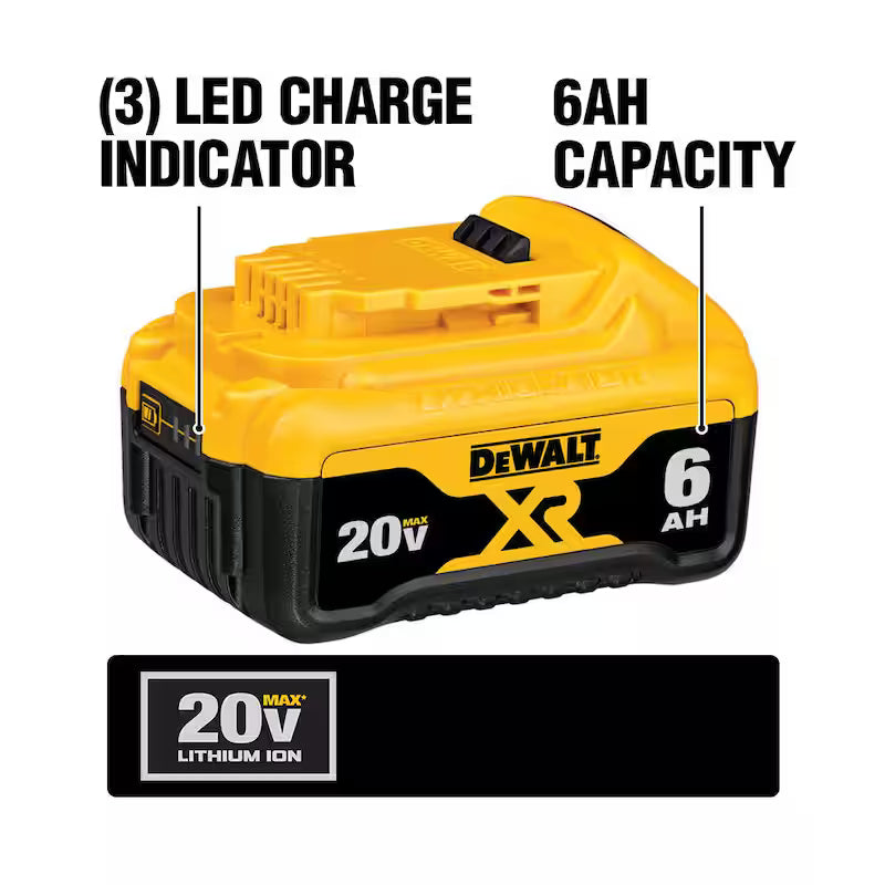 20V MAX Lithium-Ion 6.0Ah Battery Pack U829689