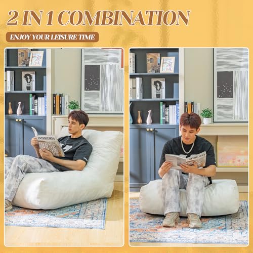 Bean Bag Chair with Ottoman G294