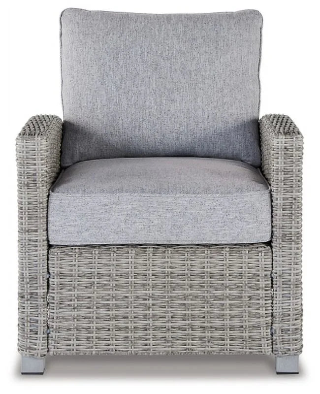 Light Gray Lounge Chair with Cushion L96532