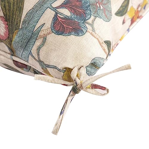 44 x21x4.5 inch Khaki Floral Essence Outdoor Dining Chair Cushions Set of 4 M909771