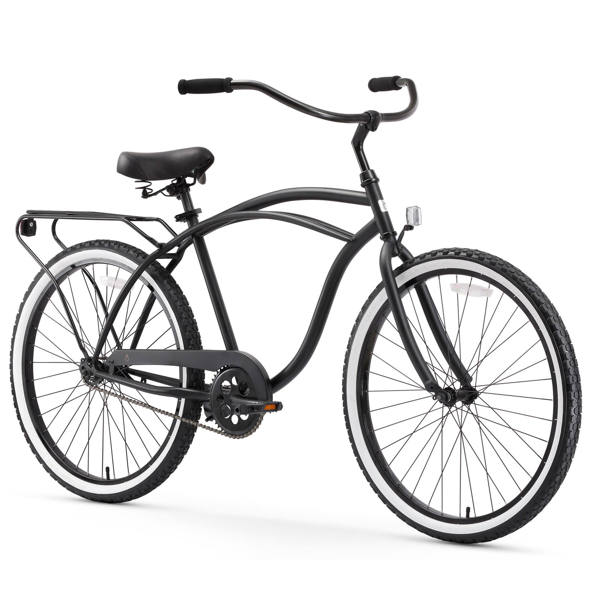 26" Single Speed Cruiser Bicycle Matte Black G366589