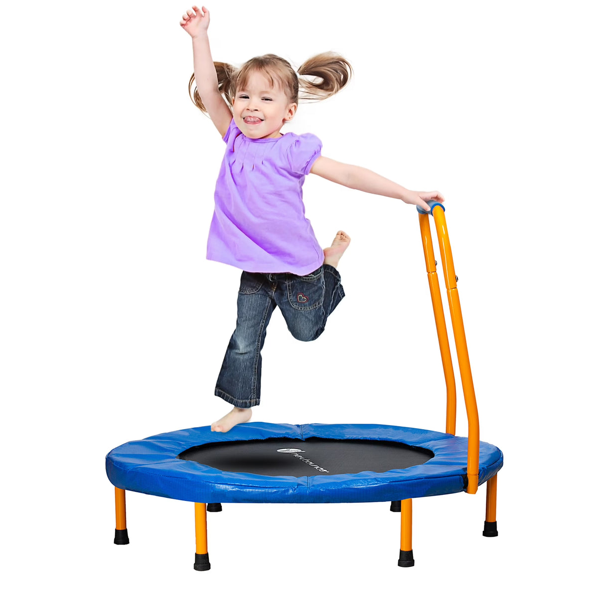 Foldable Mini Trampoline with Handlebar Z806