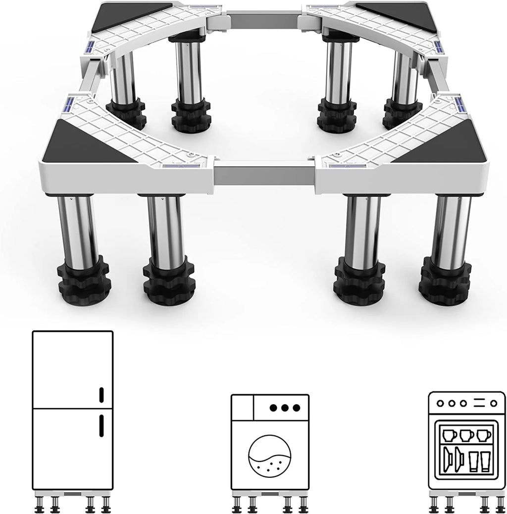 Silver Mini Fridge Stand for Washer D19041