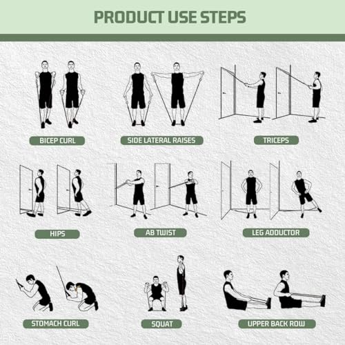 Resistance Bands with Handles A6952